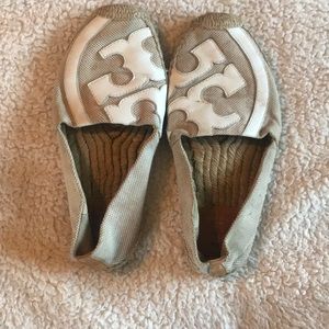 Tory Burch Lonnie espadrille logo flat